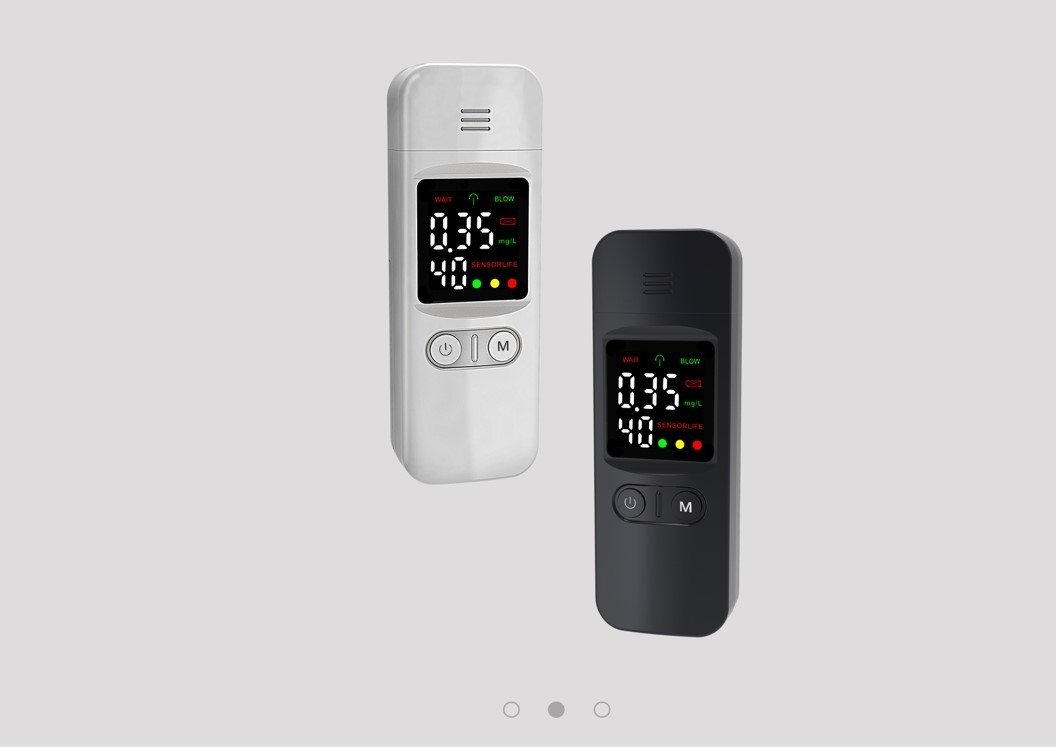 Digital LCD Smart Breath Alcohol Tester with Double AAA Battery